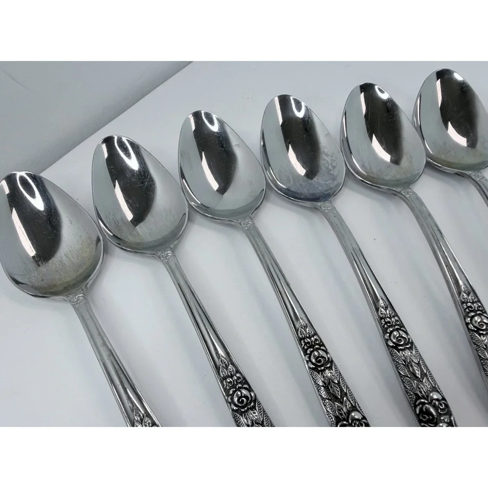 Versailles by MSI Japan Stainless Steel Set of 9 Oval Soup Spoons 7 3/8